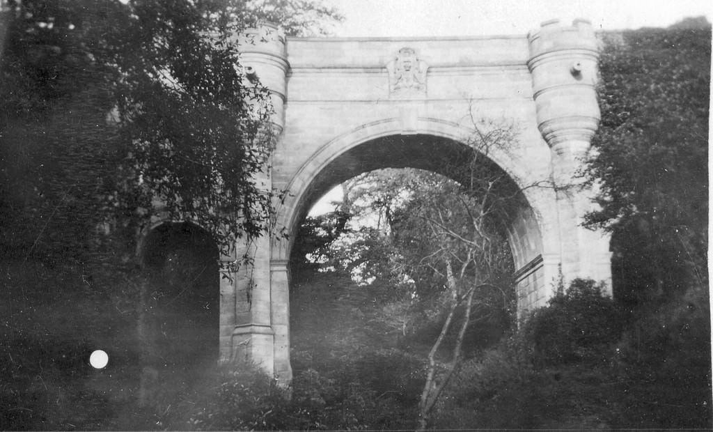 Una de las primeras imágenes del puente