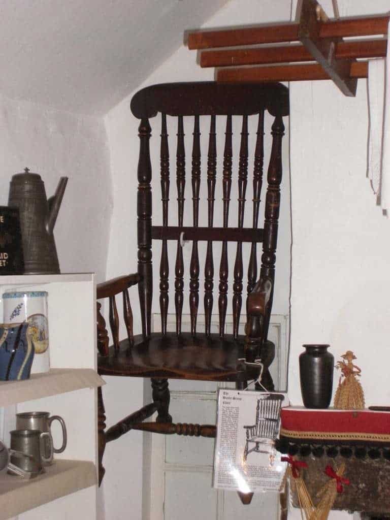 La silla de Busby, en el Museo de Thirks