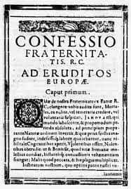 Rosacruces: Documento “La Confessio Fraternitatis” -1615