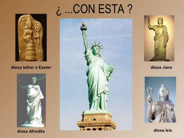 Estatua de la libertad y sus diferentes variantes