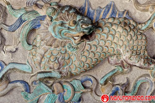 Sociedad secreta china tallado